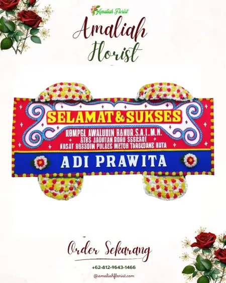 Papan Bunga Ucapan Selamat Sumurpanggang